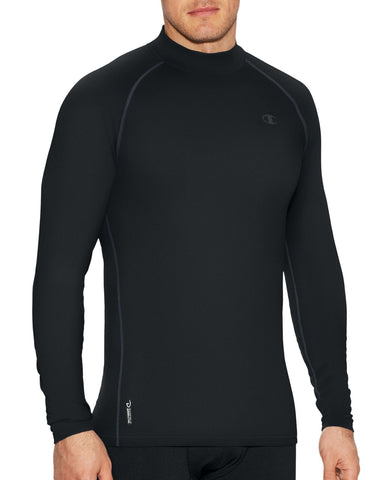 Champion Mens Cold Weather Mock Tee