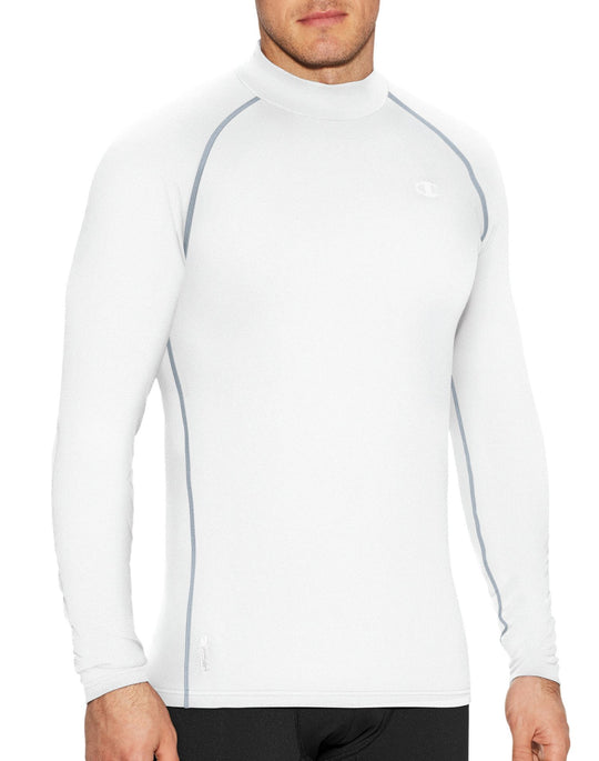 Champion Mens Cold Weather Mock Tee
