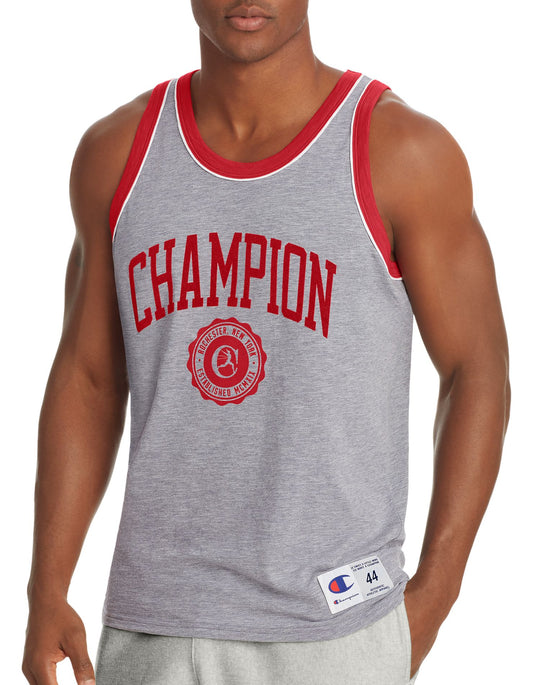 Champion Mens Heritage Tank, Collegiate Crest