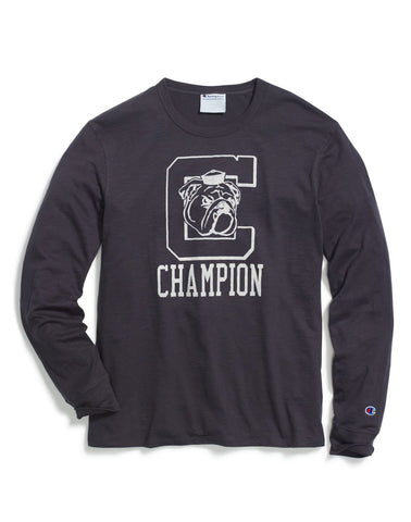 Champion Mens Heritage Long-Sleeve Slub Tee