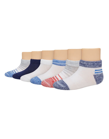 Hanes Toddler Boys 6-Pack Low Cut Socks
