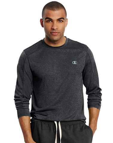 Champion Men`s Vapor Heather Long-Sleeve Tee