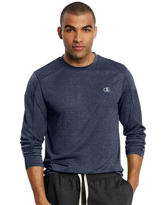 Champion Men`s Vapor Heather Long-Sleeve Tee