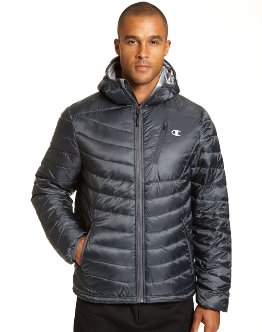 Champion Mens Packable Performance Jacket With Reactive Fill