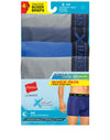 Hanes Mens Assorted Dyed X-Temp Air 4-Pack Poly Boxer Briefs