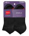 Hanes Women`s Ultimate 6-Pack Ankle Socks