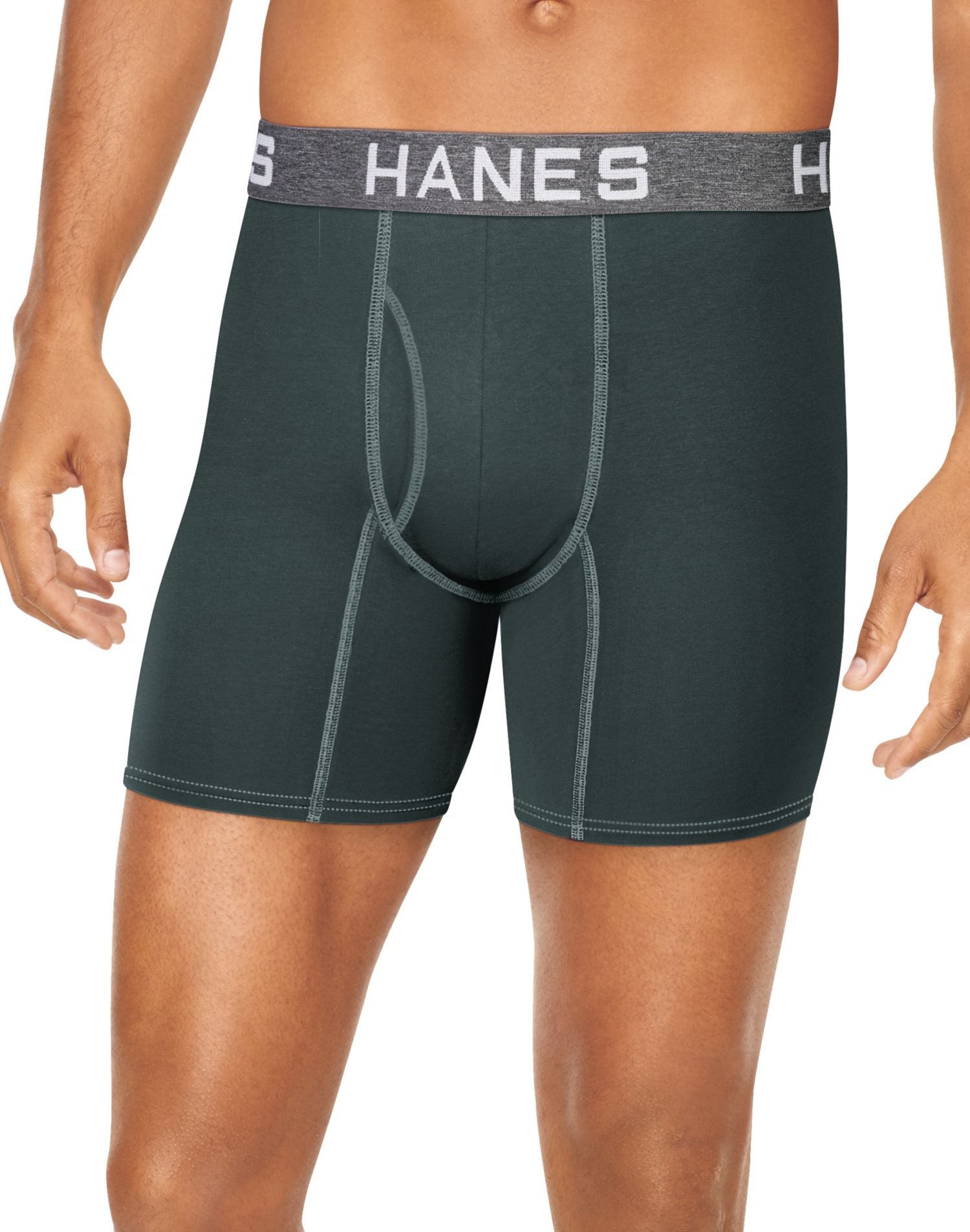 UFBBA4 - Hanes Ultimate Mens Comfort Flex Fit Ultra Soft Cotton/Modal Boxer  Briefs Assorted 4-Pack