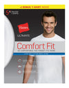 Hanes Mens Ultimate Comfort Fit Crewneck Undershirt 5-Pack