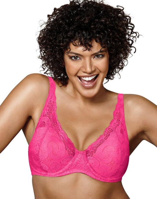 Playtex Womens Love My Curves Beautiful Lift Lightly Lined Underwire Bra