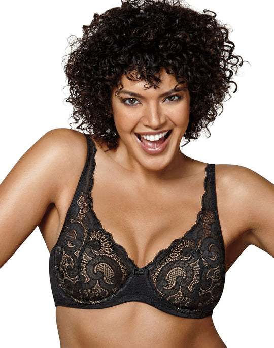 Playtex Womens Love My Curves Beautiful Lift Lightly Lined Underwire Bra