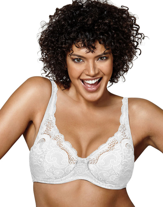 Playtex Womens Love My Curves Beautiful Lift Lightly Lined Underwire Bra
