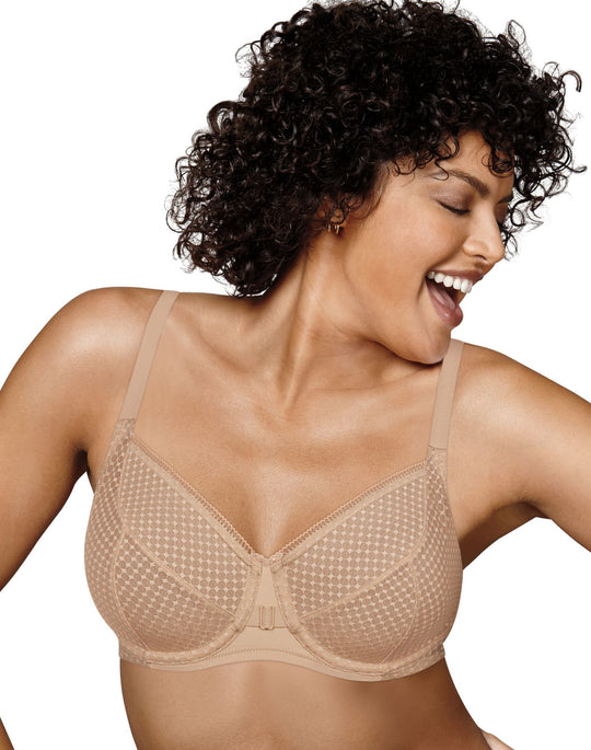 Playtex Womens Love My Curves Amazing Shape Unlined Balconette Underwire Bra