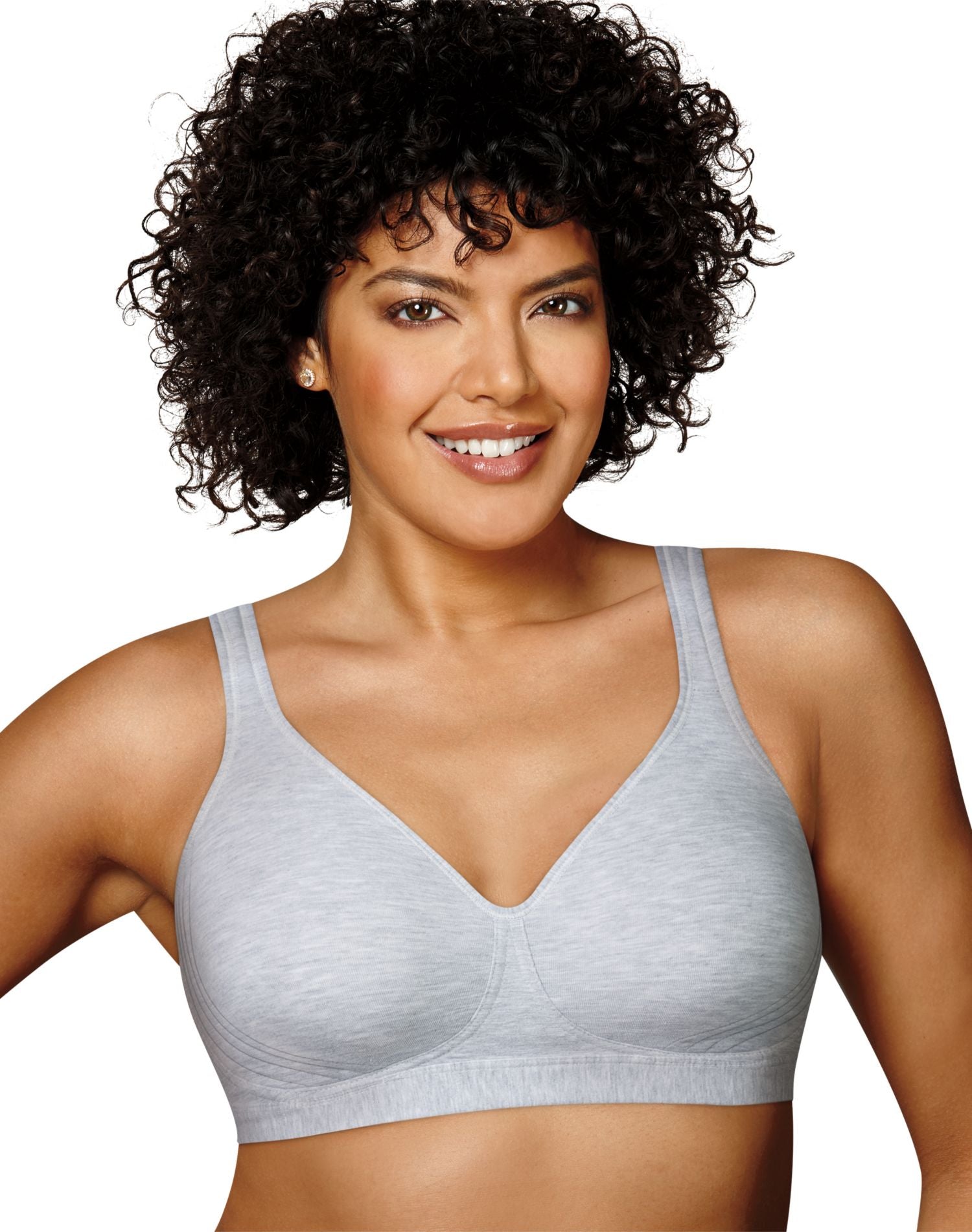 Women's Playtex US474C 18 Hour Ultimate Lift and Support Wirefree Bra (Grey  Heather 42B)