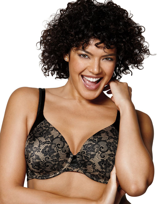 Playtex Womens Love My Curves T-Shirt Underwire Bra