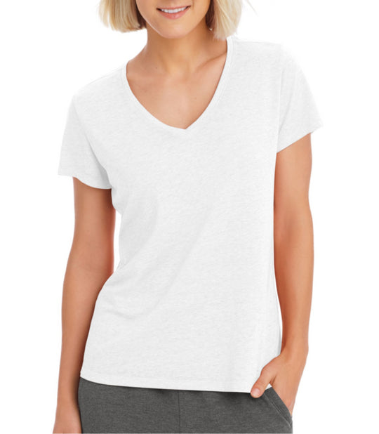 Champion Womens Authentic Wash V-Neck Tee