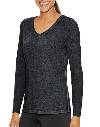 Champion Women Authenic Wash Long Sleeve Tee