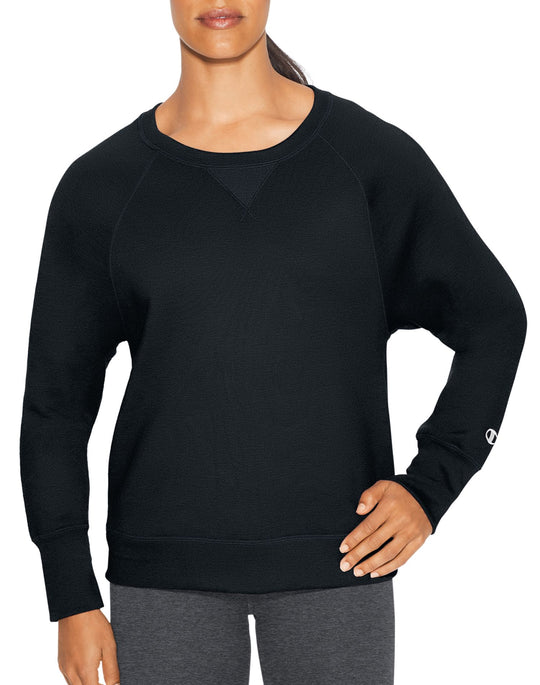 Champion Womens Fleece Boyfriend Crew Sweatshirt