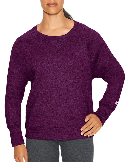 Champion Womens Fleece Boyfriend Crew Sweatshirt