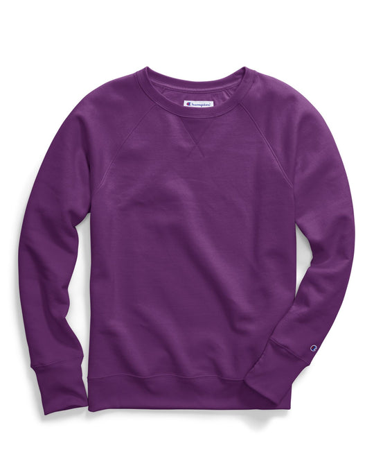 Champion Womens Fleece Boyfriend Crew Sweatshirt