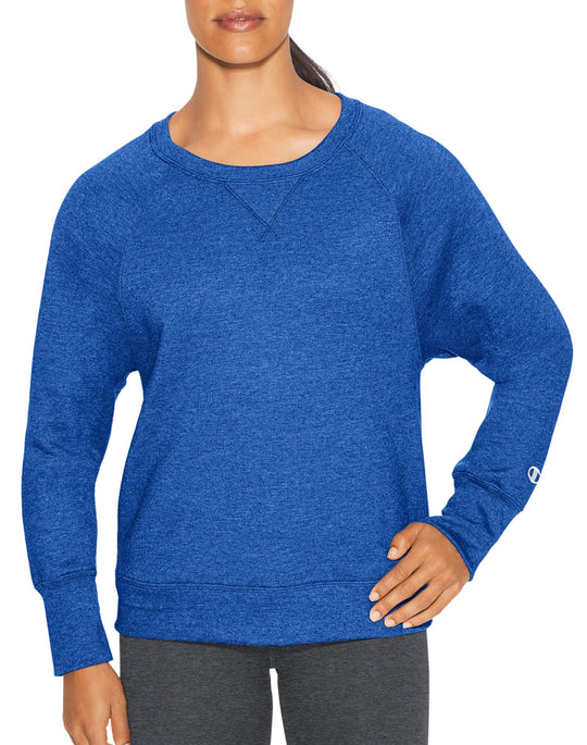 Champion Womens Fleece Boyfriend Crew Sweatshirt