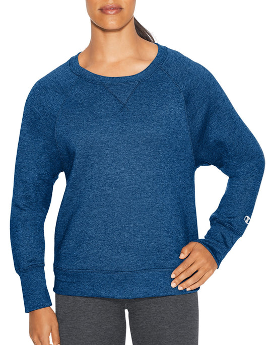 Champion Womens Fleece Boyfriend Crew Sweatshirt