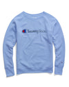 Champion Womens Powerblend Fleece Boyfriend Crew, Felt Logo