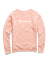 Champion Womens Powerblend Boyfriend Crew, Script Logo