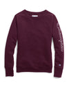 Champion Womens Powerblend Boyfriend Crew, Script Logo