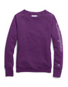 Champion Womens Powerblend Boyfriend Crew, Script Logo