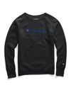 Champion Womens Powerblend Boyfriend Crew, Script Logo