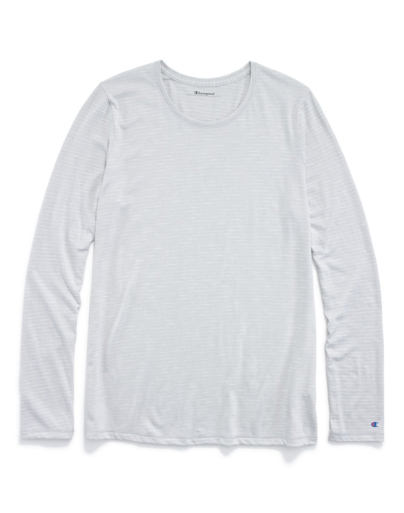 Champion Womens Jersey Long-Sleeve Stripe Tee