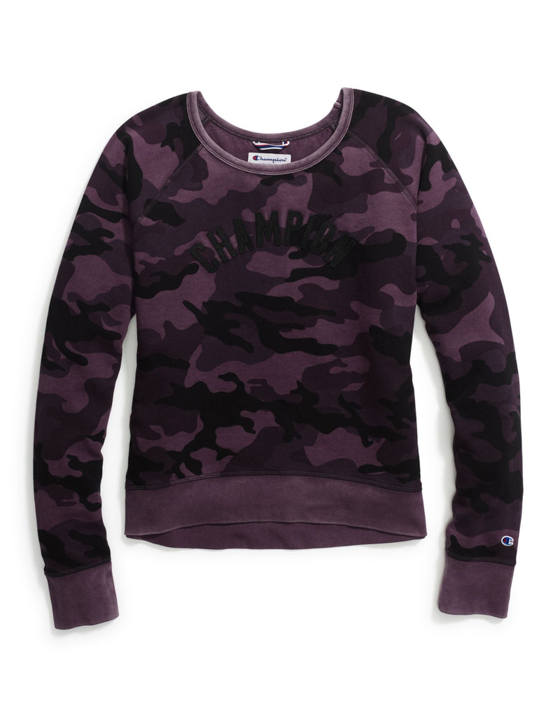 Champion Womens Heritage Vintage Dye Fleece Crew