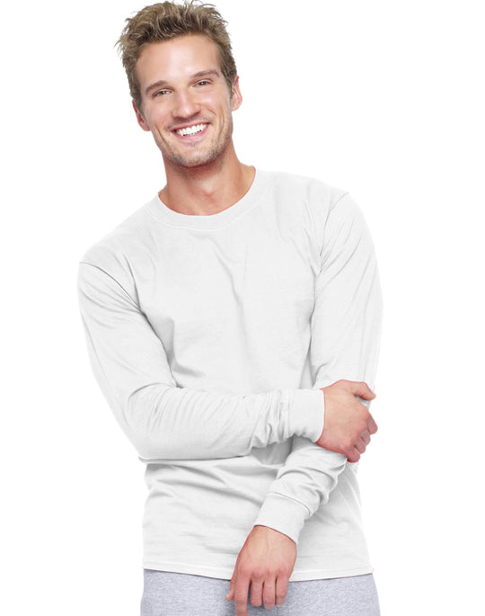 Hanes Beefy-T Adult Long Sleeve T-Shirt Tall