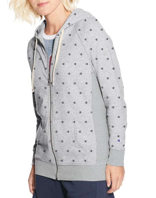 Champion Womens Heritage French Terry Zip Hoodie