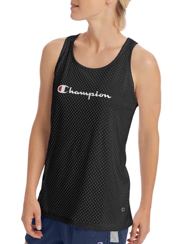 Champion Womens Reversible Mesh To Jersey Tank