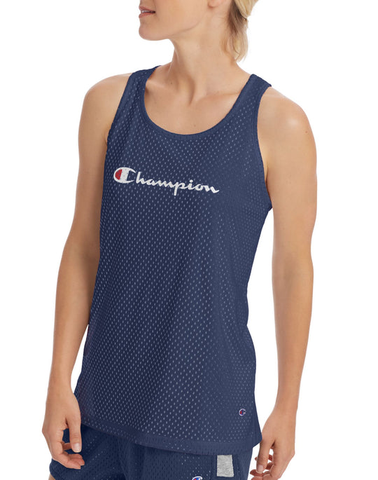 Champion Womens Reversible Mesh To Jersey Tank