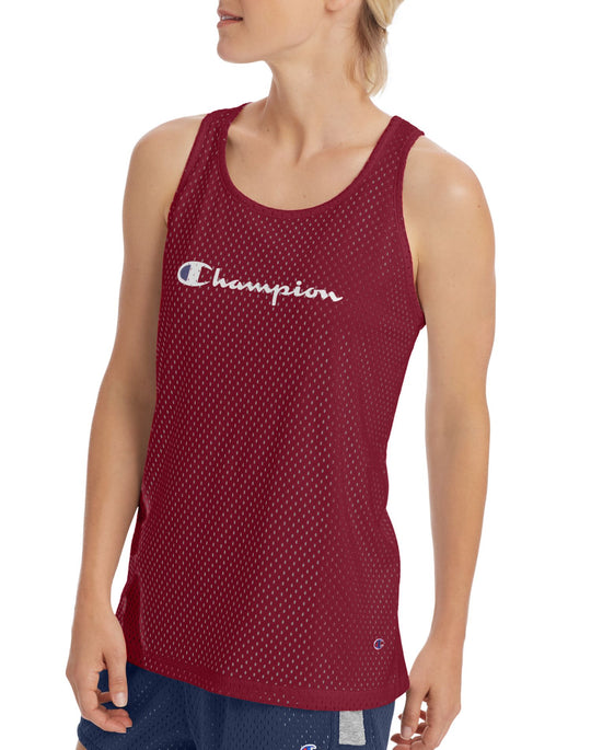 Champion Womens Reversible Mesh To Jersey Tank
