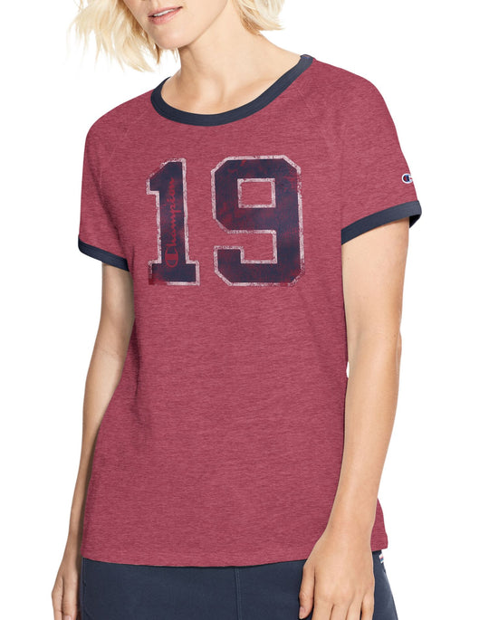 Champion Womens Heritage Ringer Tee