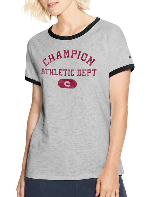 Champion Womens Heritage Ringer Tee