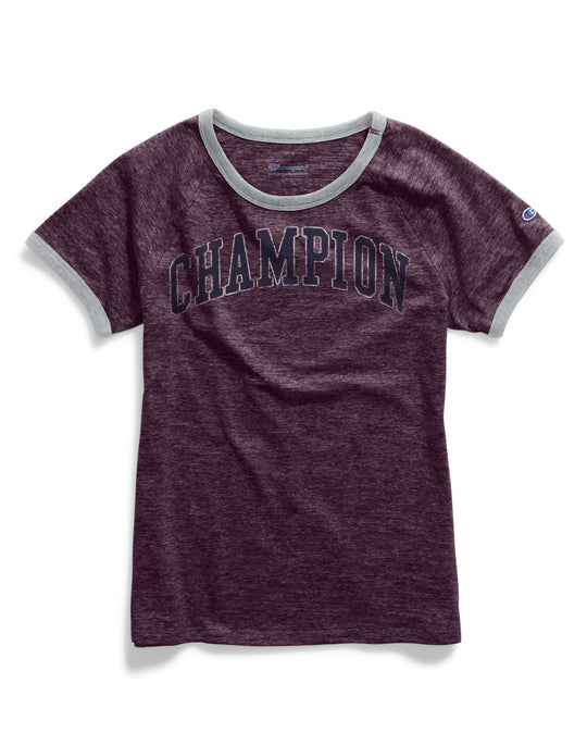 Champion Womens Heritage Ringer Tee