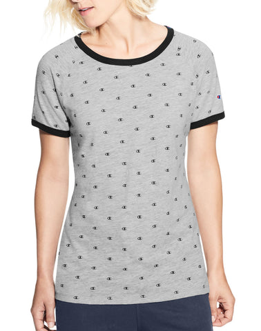 Champion Womens Heritage Ringer Tee