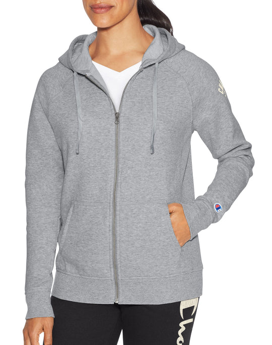 Champion Womens Heritage Fleece Full Zip Hoodie