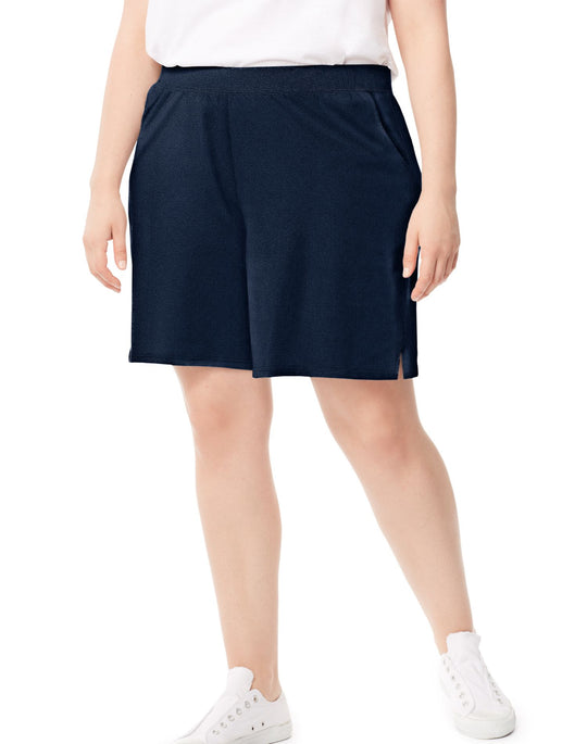 Just My Size Women`s Plus-Size Cotton Jersey Pocket Shorts