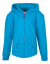 Hanes Girls` Full-Zip Hooded Sweatshirt