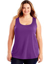 Just My Size Womens Cool DRI Scoop-Neck Tank Top