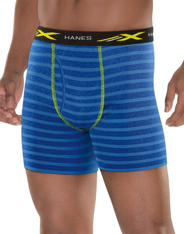 Hanes Mens X-Temp Mesh Performance Boxer Briefs 2X 3-Pack