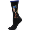 Hot Sox Womens Artist Series Girl with the Pearl Earring Trouser Sock