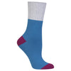 Hot Sox Womens Color Block Marl Cuff Boot Sock