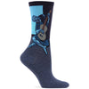 Hot Sox Womens Artist Series Old Guitarist Sock