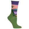 Hot Sox Womens Artist Series Mt. Fuji Over a Lake Sock